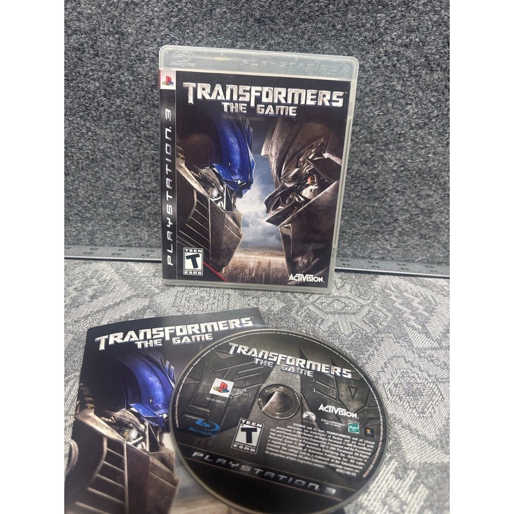 Transformers The Game PS3 CIB Complete Manual Activision 2007 EUC